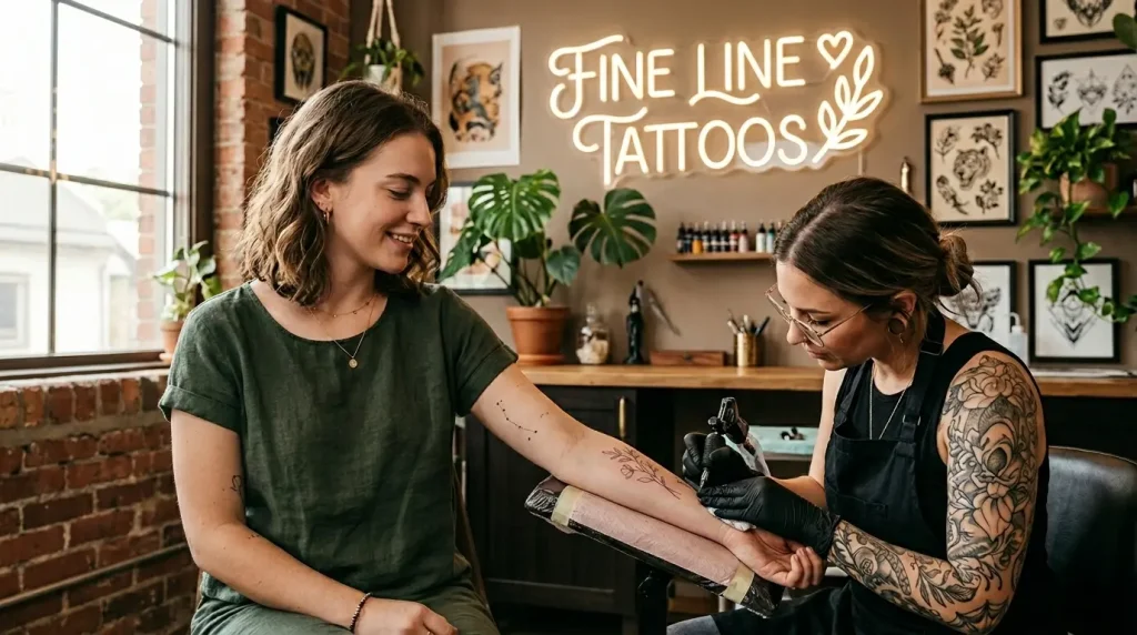 Fine Line Tattoos