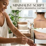 Minimalist Script Tattoos