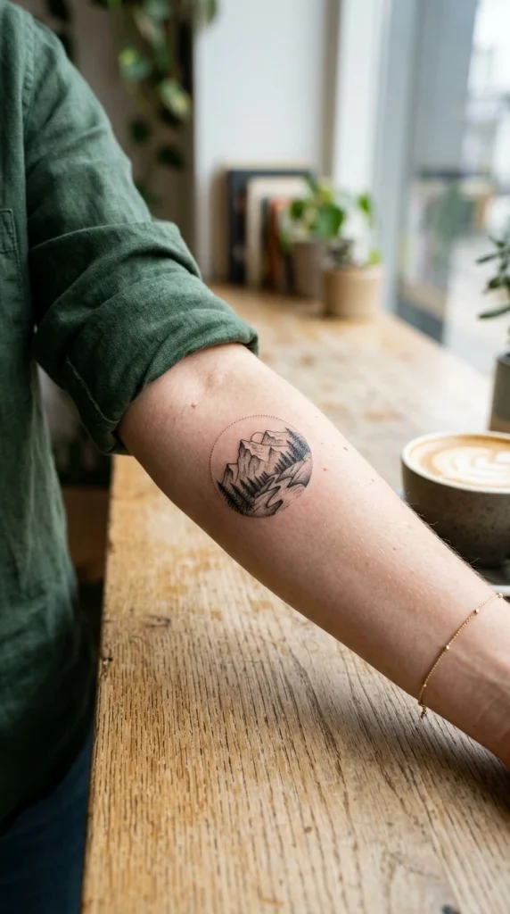 Small Nature Scene Tattoo