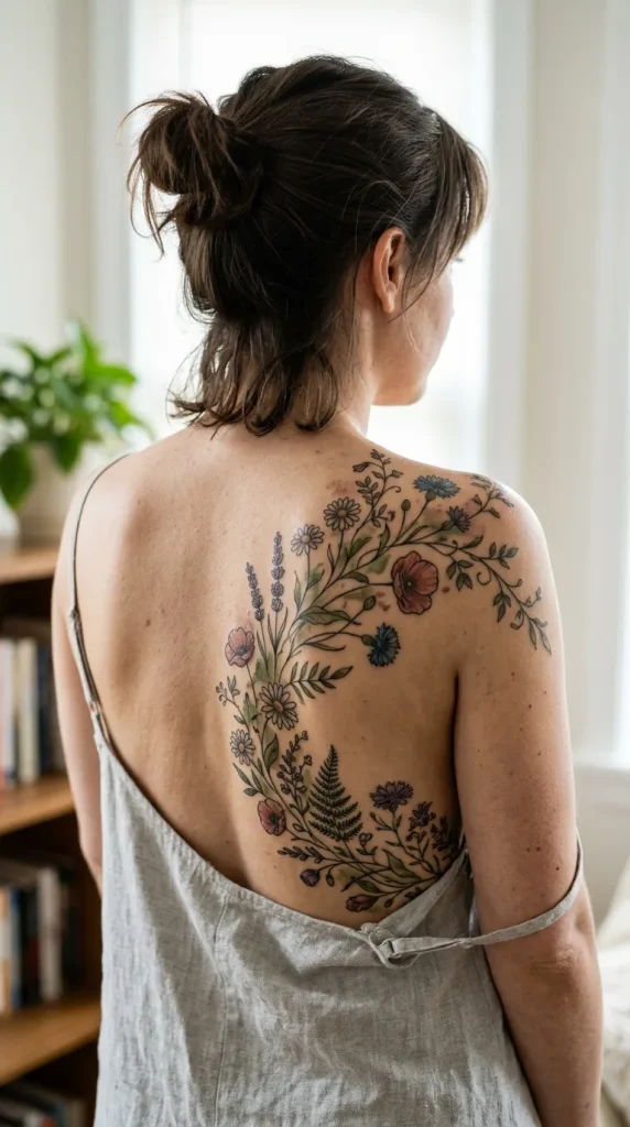 Wildflower Wrap Tattoo