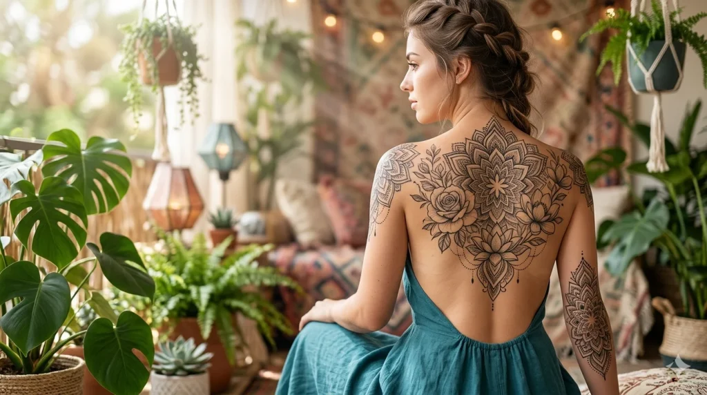 Floral Mandala Tattoos