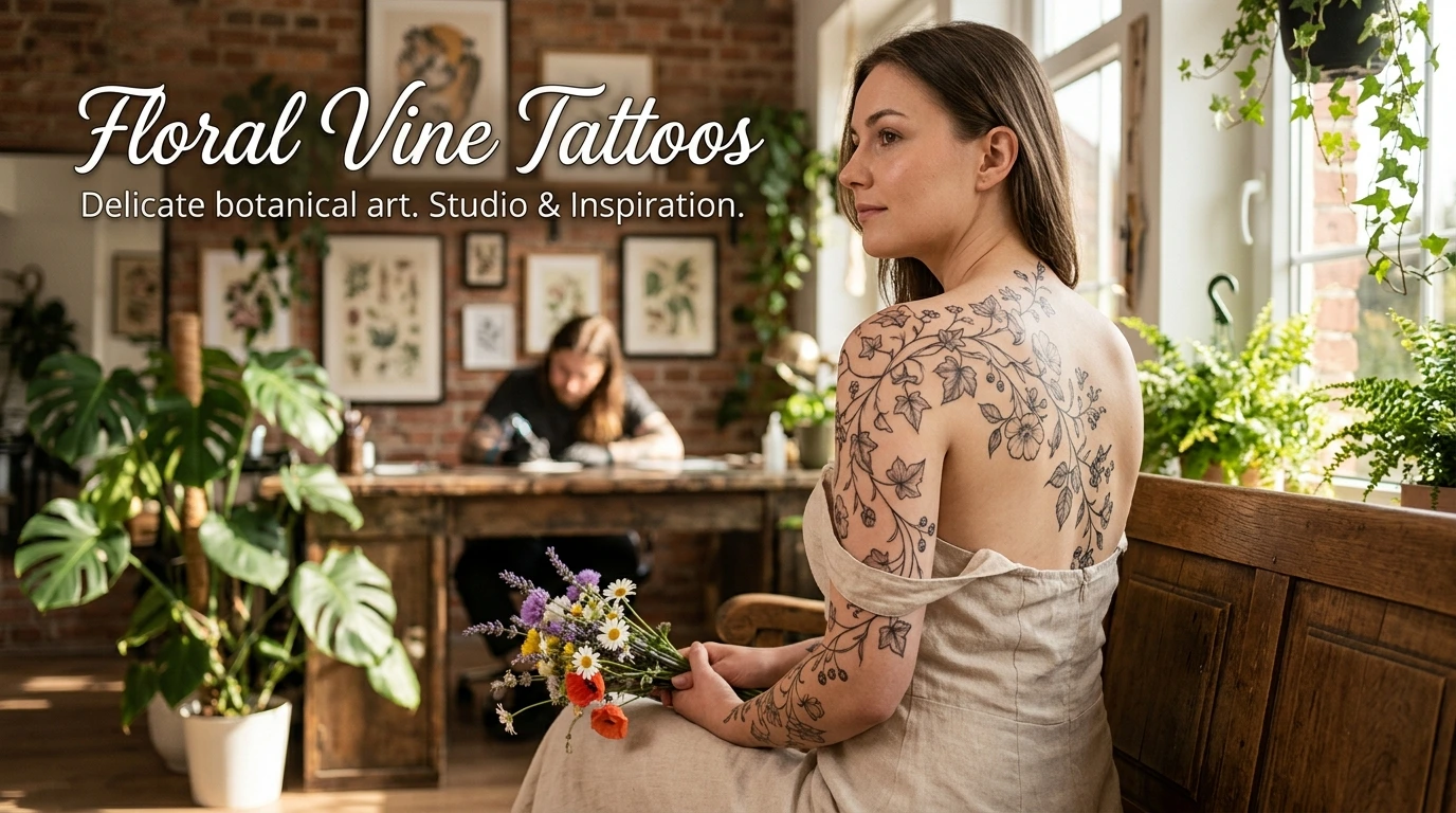 Floral Vine Tattoos