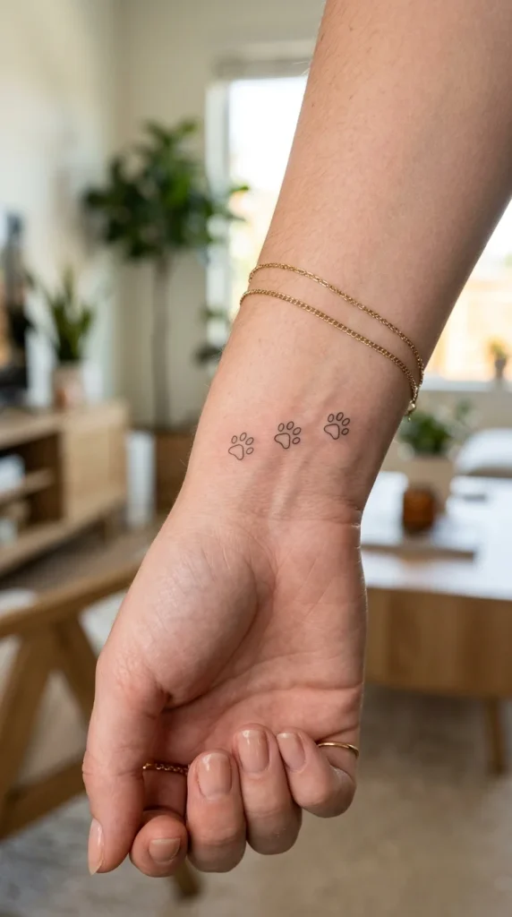 Little Paw Print Tattoos