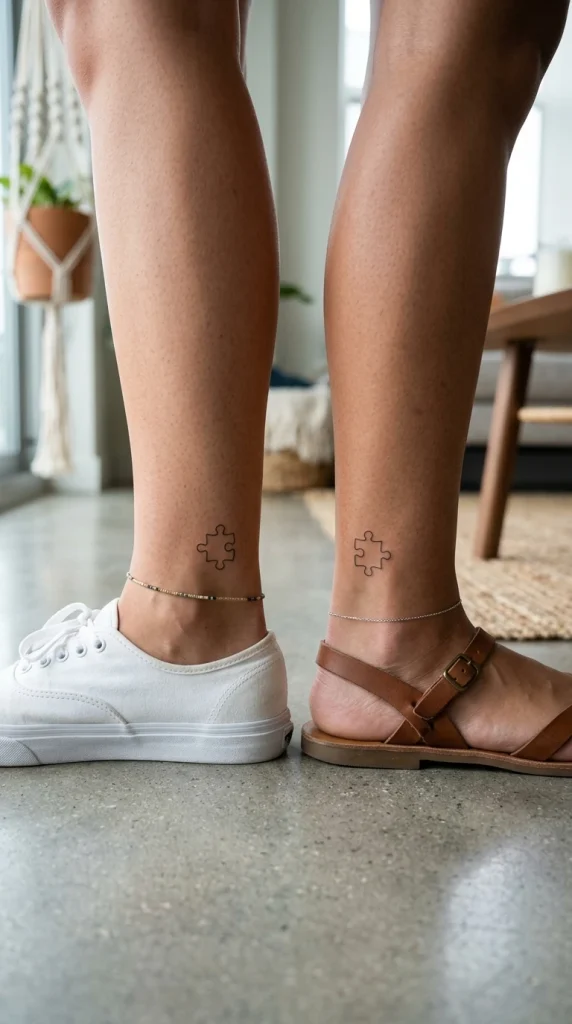 Puzzle Pieces Tattoo