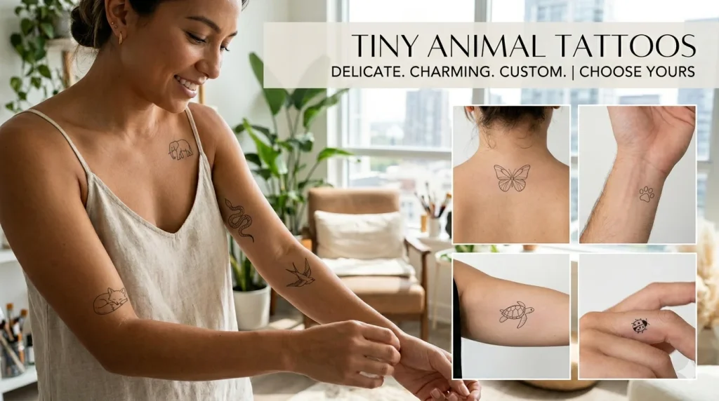 Tiny Animal Tattoos